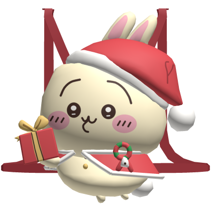 Cute Christmas Santa Chiikawa Bunny Backpack [1.0]