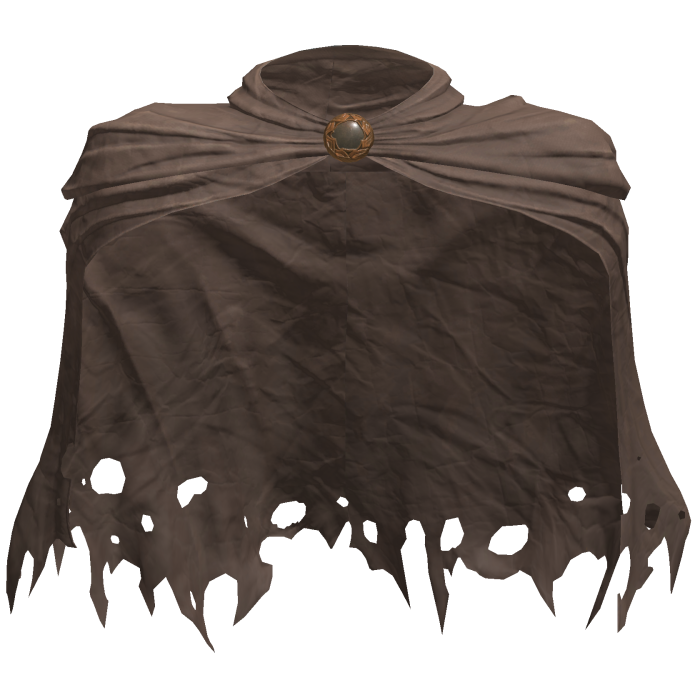 Worn Distressed Tan Paladin Cloak