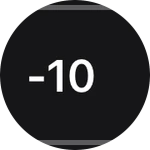 Минус 10 очков другой команды