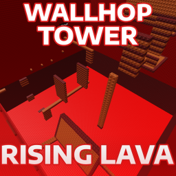 Wallhop tower with rising lava icon