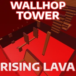 Wallhop tower with rising lava icon