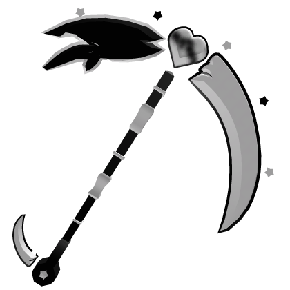 Archangel's scythe Black And White