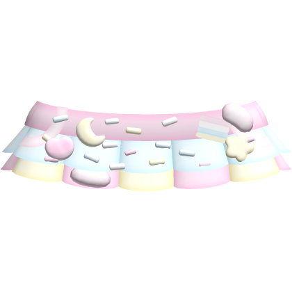 ♡ ⋮ Kawaii Sprinkled mini skirt