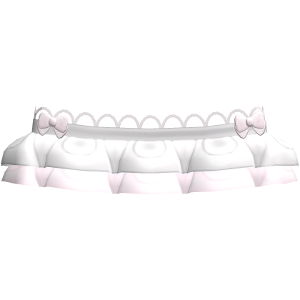 𖹭◞ kawaii cute ruffled skirt in white 3.0 ! ! 