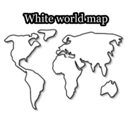 White World Map [New] icon