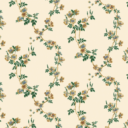 Vintage Twining Roses - Victorian Wallpaper Roblox decal