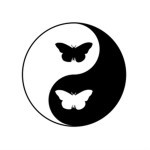 Butterfly yin and yang