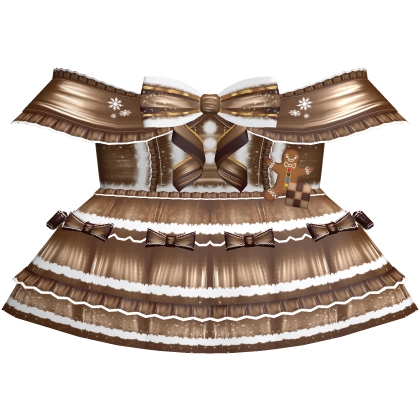 Christmas Holiday Dress - Brown