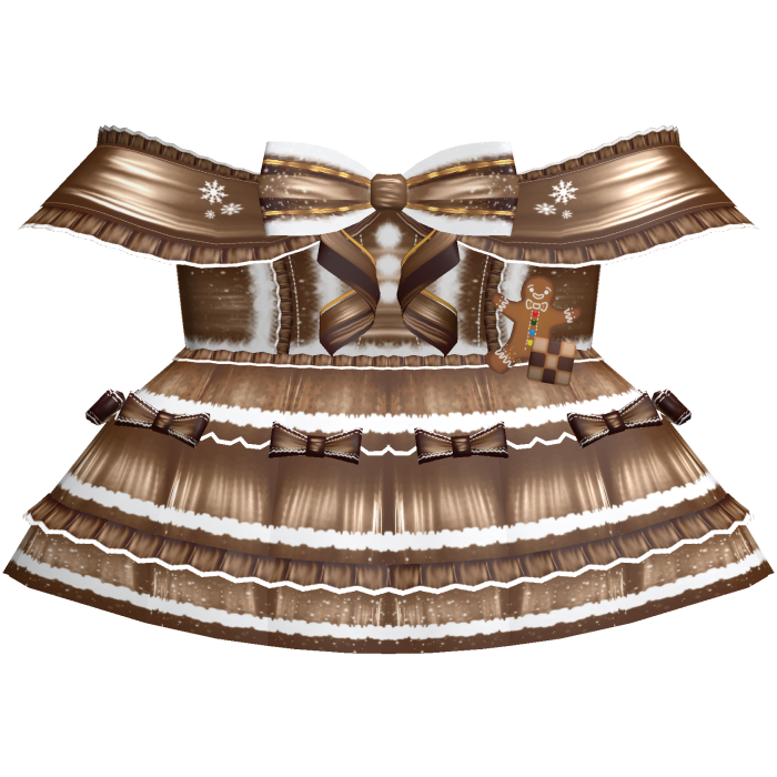 Christmas Holiday Dress - Brown