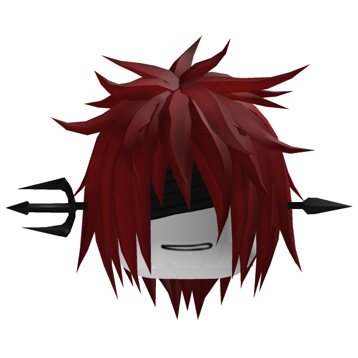 Dashie Vkei Hair Red with Black Bandana Trident