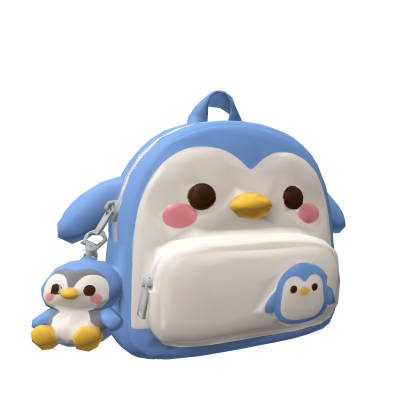 Cute Penguin Backpack 💙