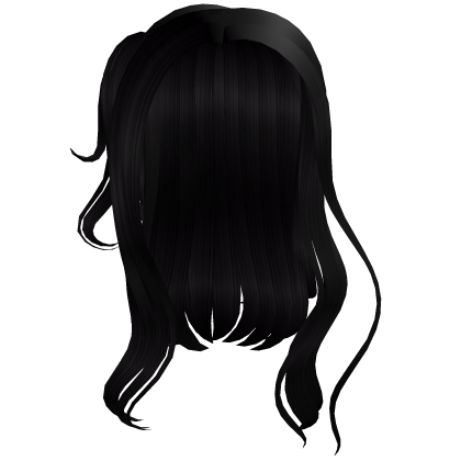 Black Stylized Girl Hair Roblox item