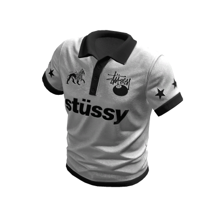 Stussy Polo Shirt White thumbnail