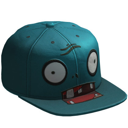 Blue Zombie Sidewept Fitted Cap Roblox item