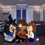 Cartoon chats