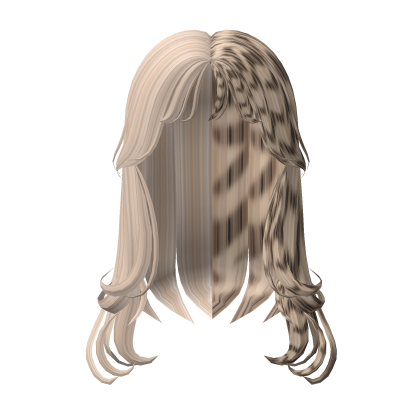 Taylor Hair blonde Y2k color split Roblox item