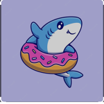 Shark donut