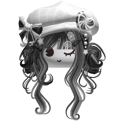 ♡ Christmas Swirly Wispy Buns (Grey)