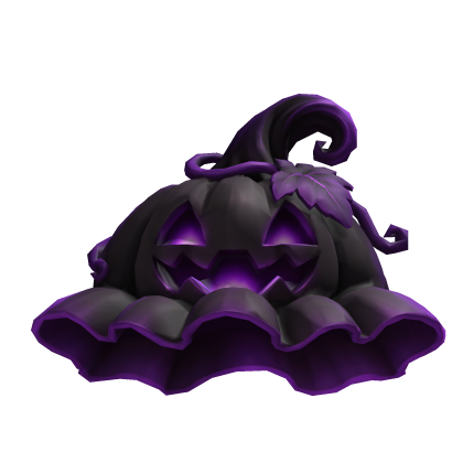 purple pumpkin hat