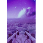 cute bear flying in the sky