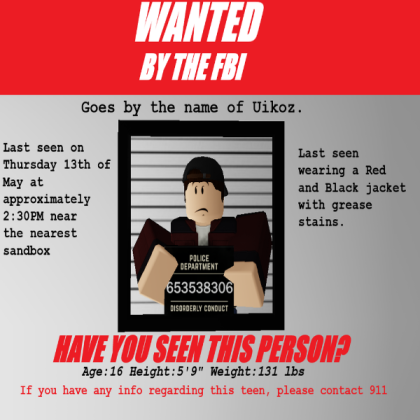 Missing_poster Roblox decal
