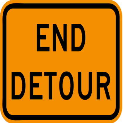 End Detour Sign Roblox decal