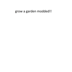 grow a garden