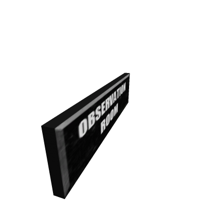 [SCP] Observation room sign