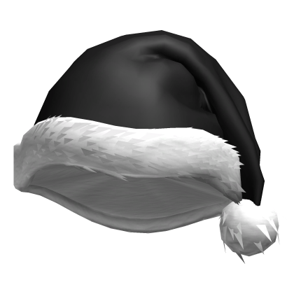 Christmas Santa Hat Black