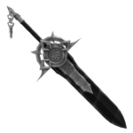 Black Ornate Blade