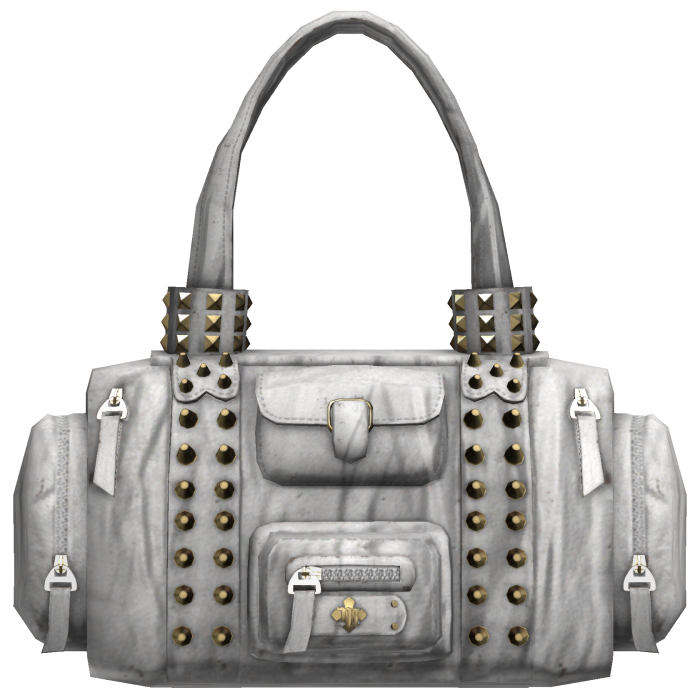 White Gold Punk Goth Y2K Bag [3.0]