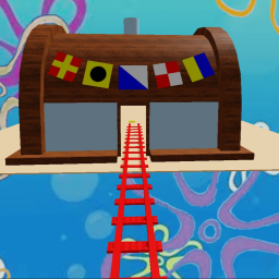 Krusty Krab Cart ride!