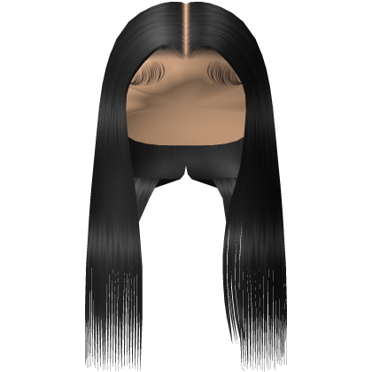 ♡ | Black Sleek Side Part Bussdown Roblox item