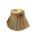 Lovely Cute Pleaded Skirt - Gold