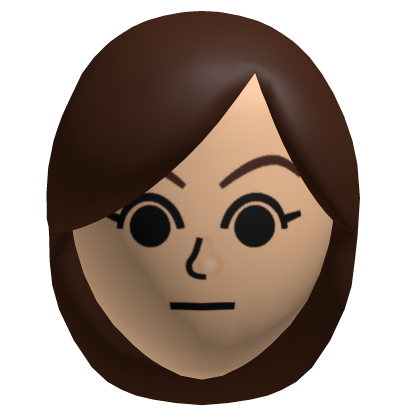 🎮 Wii Mii Default Girl Rii Head - Roblox