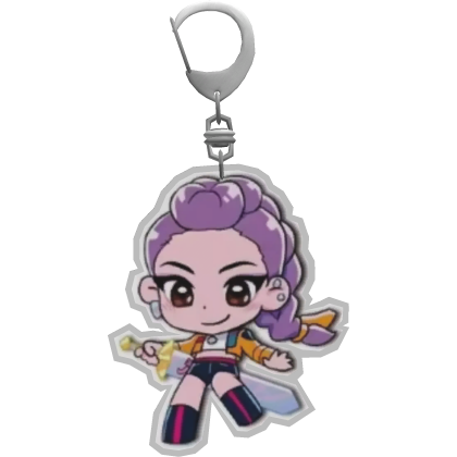 Rumi KPop Demon Hunters Acrylic Keychain thumbnail