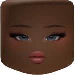 Berry Blue Beauty Blush Face Brown Skin Tone