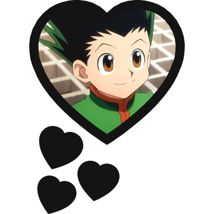 Gon Freecss Thinking Hearts Hunter X Hunter