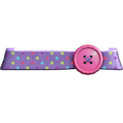 Purple Multicolor Confetti Button Belt Roblox item