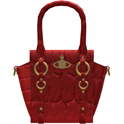 Red Vivienne Westwood Baddie Purse Bag