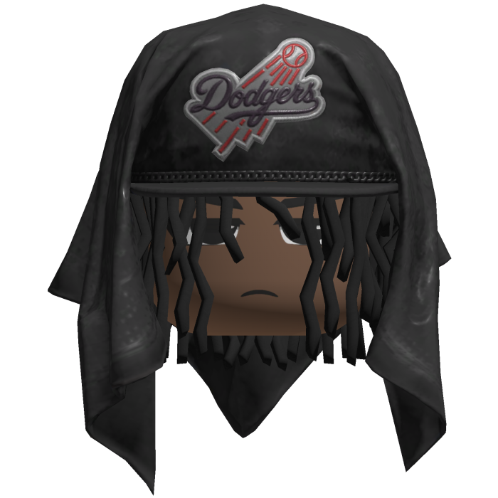 Messy Dread Head w/ Black Bandana Cap