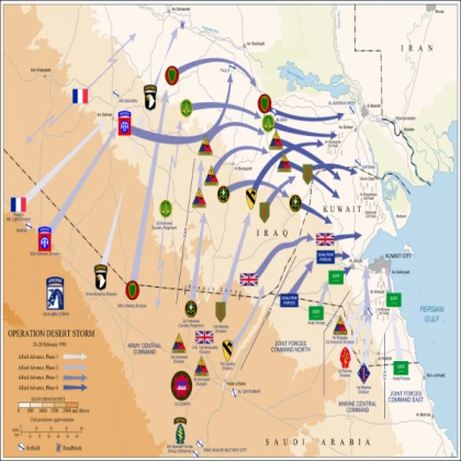 Operation Desert Storm Map