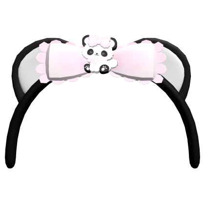 ୭ ᵎᵎ 🐼 cutesy panda bear headband