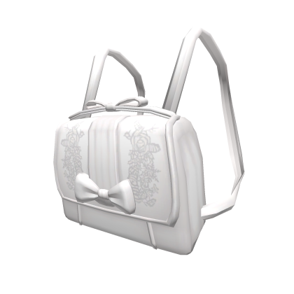 White Adorable Backpack