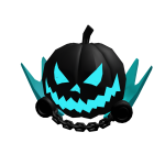 Halloween Pumpkin Head [ Cyan ]
