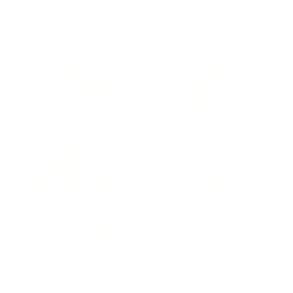 White Neon Glowing Antlers