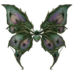 Vibrant Weaver Wings (Moss Green Fairy)
