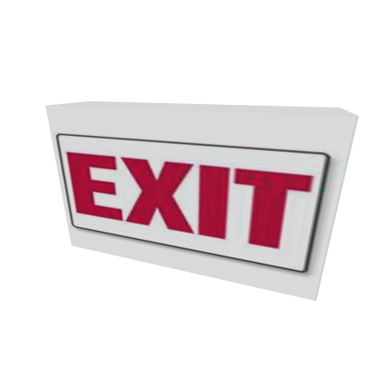exit sign