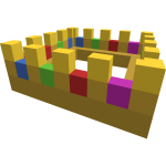 Golden Block Crown