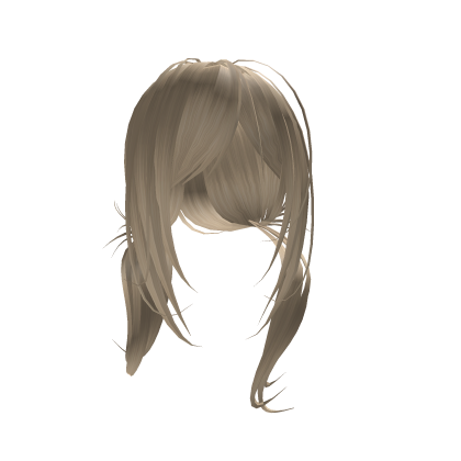 Low Spikey Pigtails Blonde